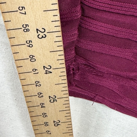 New Nine West Active Ribbed Pull On Leggings size 1X Red - Picture 8 of 8